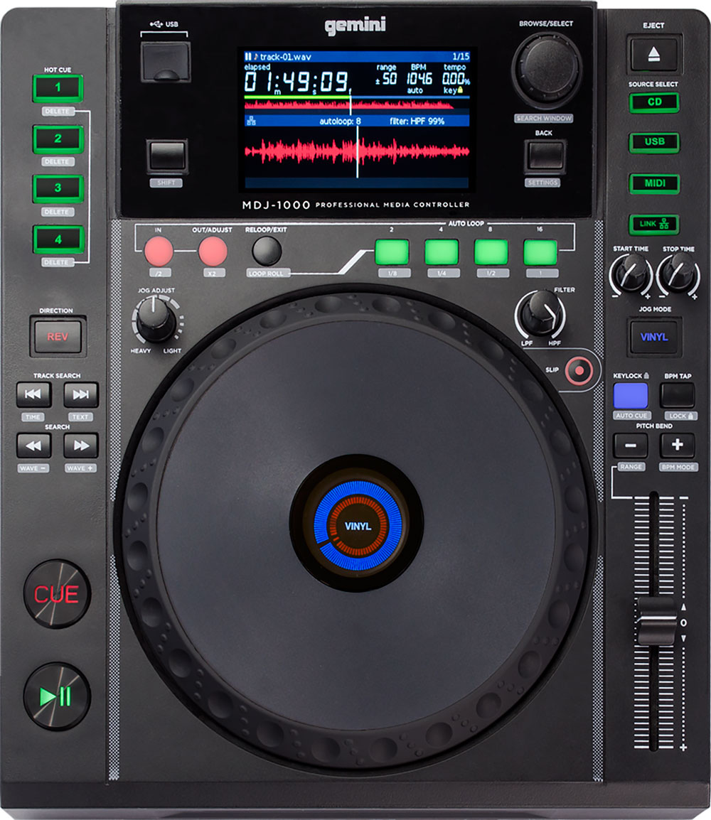 GEMINI MDJ-1000: Steigern Sie Ihre DJ-Karriere und starten Sie als DJ durch!