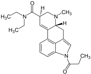 chemical structure of 1P-LSD